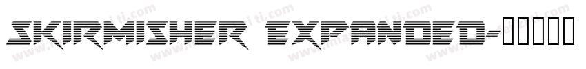 Skirmisher Expanded字体转换